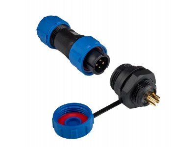 Зображення Конектор SP13-4L 4pin комплект || водонепроникний IP68 у категорії Sp-13