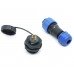 Зображення Конектор SP13-3L&nbsp;3pin&nbsp;комплект || водонепроникний IP68 у категорії Штекер DC