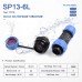 Конектор SP13-6L 6pin комплект || водонепроникний IP68