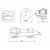 Зображення Конектор SP16-6L 6 pin комплект || водонепроникний IP68 у категорії Штекера та гнізда