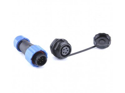 Зображення Конектор SP16-5L 5pin комплект || водонепроникний IP68 у категорії Штекер DC