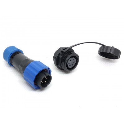 Конектор SP16-6L 6 pin комплект || водонепроникний IP68 , код: 4900012 у категорії Штекера та гнізда – Купити зараз! Зображення Конектор SP16-6L 6 pin комплект || водонепроникний IP68 у категорії Штекера та гнізда