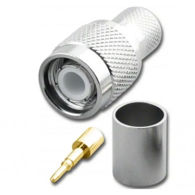 Штекер TNC обтискний || під кабель RG-213 , код: 5509003 у категорії TNC – Купити зараз! Зображення Штекер TNC обтискний || під кабель RG-213 у категорії TNC