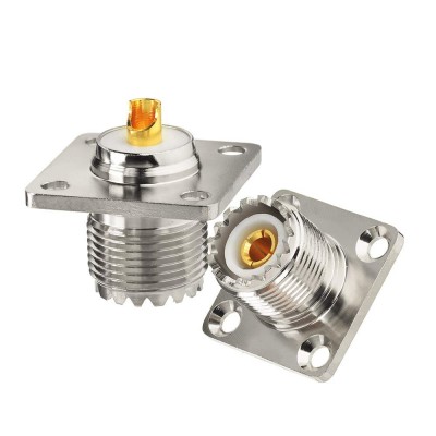 Зображення Гніздо UHF - монтажне квадрат 4х4 у категорії UHF- штекера та гнізда