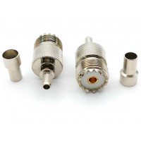 Гніздо UHF обтискний || під кабель RG58 Гніздо UHF обтискний || під кабель RG58