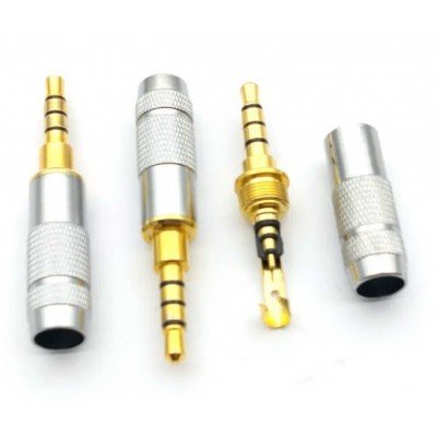 Зображення Штекер 2.5 4x || 15мм метал у категорії Джек 2.5 мм