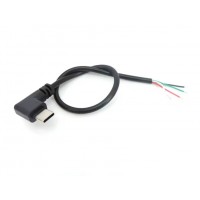 Штекер Type-C || з проводом 4pin x 0,25м Штекер Type-C || з проводом 4pin x 0,25м