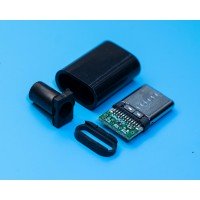 Штекер Type-C під шнур,чорний