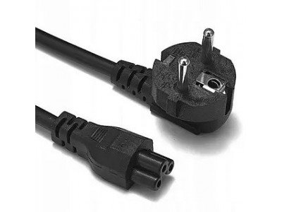 Зображення Шнур мережевий ноутбук чорний  3х0,75mm*1,5 метра у категорії ШНУРИ ЖИВЛЕННЯ