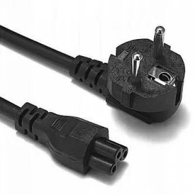 Зображення Шнур мережевий ноутбук чорний  3х0,75mm*1,5 метра у категорії ШНУРИ ЖИВЛЕННЯ