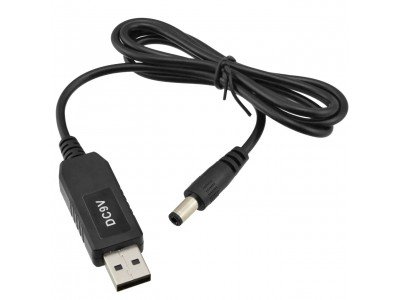 Зображення Шнур живлення Роутера 5.5x2.1мм ||  5 -9 Вольт 1.0 метра у категорії ПЕРЕТВОРЮВАЧІ DC