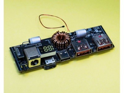 Зображення Плата Power Bank Diymore PD 100W LED 3-5S у категорії ПЕРЕТВОРЮВАЧІ DC