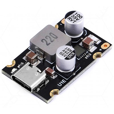 Зображення Зарядний модуль QC4.0 Type-C - U1E PD65 у категорії ПЕРЕТВОРЮВАЧІ DC