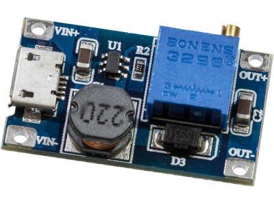 Зображення MT3608 ||Перетворювач DC-DC 2-28В - 2A micro usb у категорії ПЕРЕТВОРЮВАЧІ DC