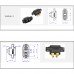 Конектор XT60EW-M1 black || в корпус, код: 4900407 Конектор XT60EW-M1 black || в корпус