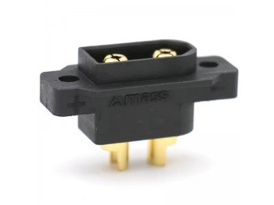 Зображення Конектор XT60EW-M1 black || в корпус у категорії Штекер DC