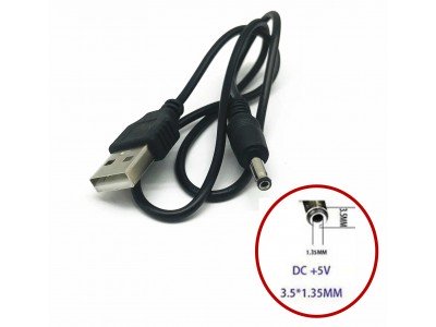 Зображення Шнур живлення 3.5x1.35мм || прямий  1.0 метр у категорії ЖИВЛЕННЯ НОУТБУК