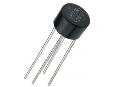 Зображення Діодний міст 2W10 || Діодний міст  2Ax1000V у категорії ДІОДНІ МОСТИ