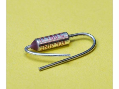Зображення TF180&deg;С || 250V*10A Термозапобіжник у категорії ЗАПОБІЖНИКИ