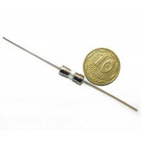 Запобіжник  3x10 T2A 250V  Axial Lead Glass Fuse