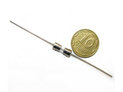 Зображення Запобіжник  3x10 T2A 250V  Axial Lead Glass Fuse у категорії ЗАПОБІЖНИКИ