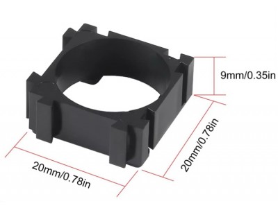 Зображення Кронштейн батареї 18650 1х у категорії 18650