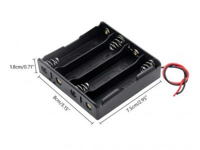 Зображення Холдер 4Х18650 у категорії 18650