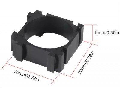 Зображення Кронштейн батареї 18650 1х у категорії 18650