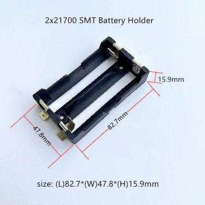 Холдер 2Х21700 SMT , код: 2002013 у категорії 21700 – Купити зараз! Зображення Холдер 2Х21700 SMT у категорії 21700