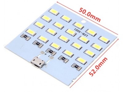 Світлодіодна планка 5730х20 || 5Vх450мА microUSB
