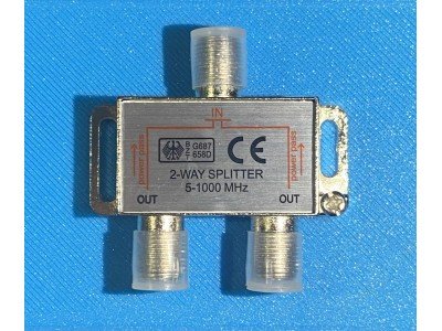 Сплітер 658D 5-1000MHz (прохідний) 2 ТВ