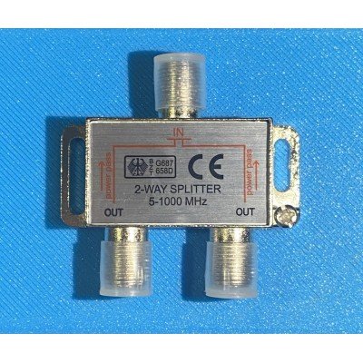 Сплітер 658D 5-1000MHz (прохідний) 2 ТВ
