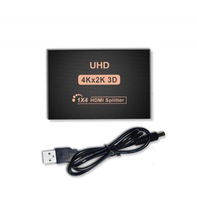 Зображення Сплітер HDMI 1х4 FullHD 1080P 3D у категорії Модулятори hdmi