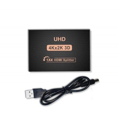 Зображення Сплітер HDMI 1х4 FullHD 1080P 3D у категорії Модулятори hdmi