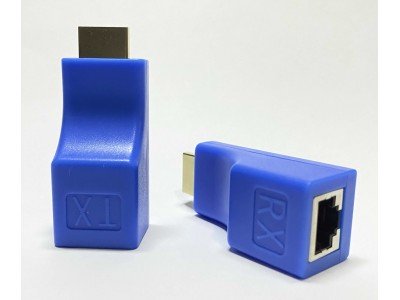 Зображення HDMI подовжувач по витій парі до 30 метрів у категорії МОДУЛЯТОРИ HDMI