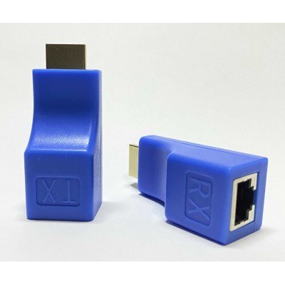 Зображення HDMI подовжувач по витій парі до 30 метрів у категорії МОДУЛЯТОРИ HDMI
