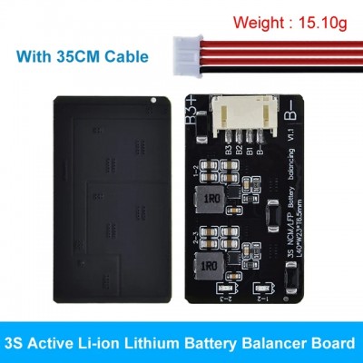 Зображення Активний BMS 1.3A || 3S Li-ion - LiFePO4 у категорії КОНТРОЛЕРИ BMS