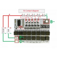 Контролер BMS 3S - 5S 100A || 3.2V LiFePO4