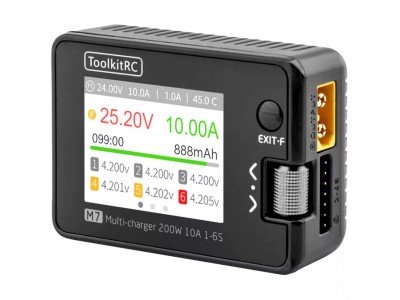 Зображення Зарядний пристрій ToolkitRC M7 || 1-6S у категорії КОНТРОЛЕРИ BMS
