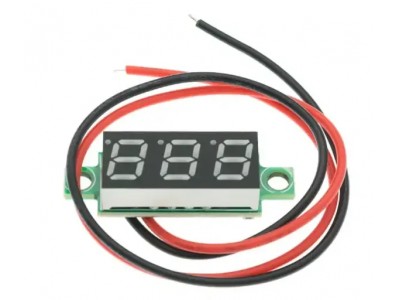 Вольтметр цифровий || DC 5-30V  0.28 Green