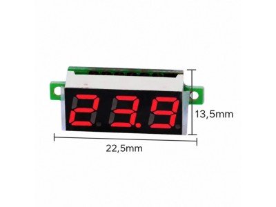 Вольтметр цифровий || DC 0-100V  0.36 RED