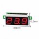 Вольтметр цифровий || DC 0-100V  0.36 RED