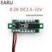 Вольтметр цифровий || DC 0-100V 0.36 RED Вольтметр цифровий || DC 0-100V 0.36 RED
