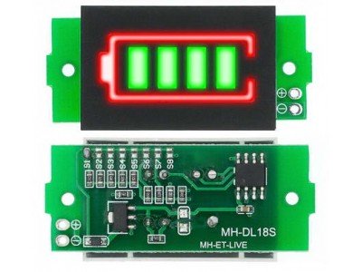 Зображення Модуль рівня заряду Li-lon MH-DL18S у категорії КОНТРОЛЕРИ BMS