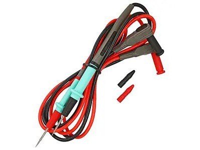 Зображення Щупи мультіметра 4мм силіконові 1000V 20A(тонкі щупи) у категорії Мультиметри