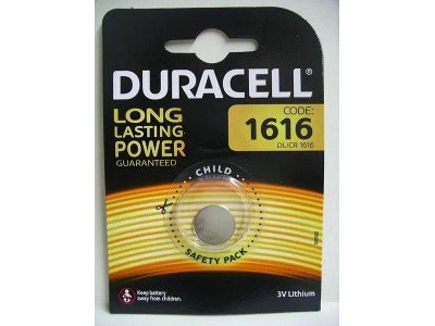 Зображення CR1616 Duracell у категорії 1616