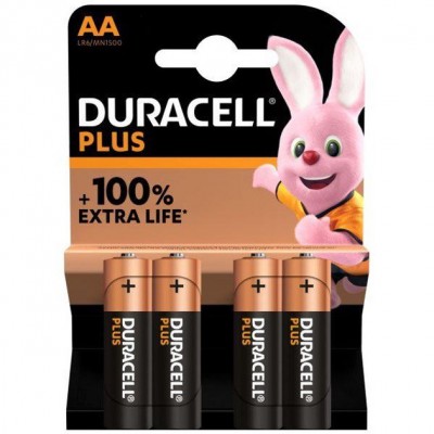 Зображення LR06 (AA) DURACELL Plus MN1500 1x4 у категорії Aa(r06)