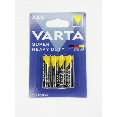 R03 (AAA) VARTA Super Heavy Duty 1x4