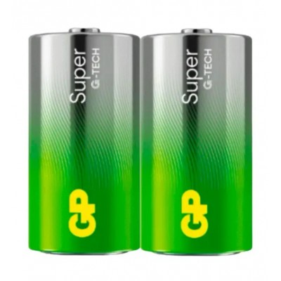 Зображення LR20 (D) GP SUPER ALKALINE 1x2 || Батарейка у категорії R20 (D)