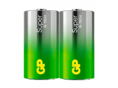 Зображення LR20 (D) GP SUPER ALKALINE 1x2 || Батарейка у категорії R20 (D)